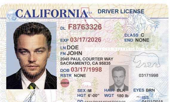 California Fake Driver License Scannable - Buy Scannable Fake Id - Best ...