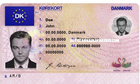 Denmark Fake Driver License Scannable - Buy Scannable Fake Id - Best ...