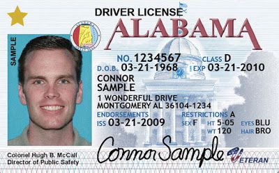 Alabama Scannable fake id