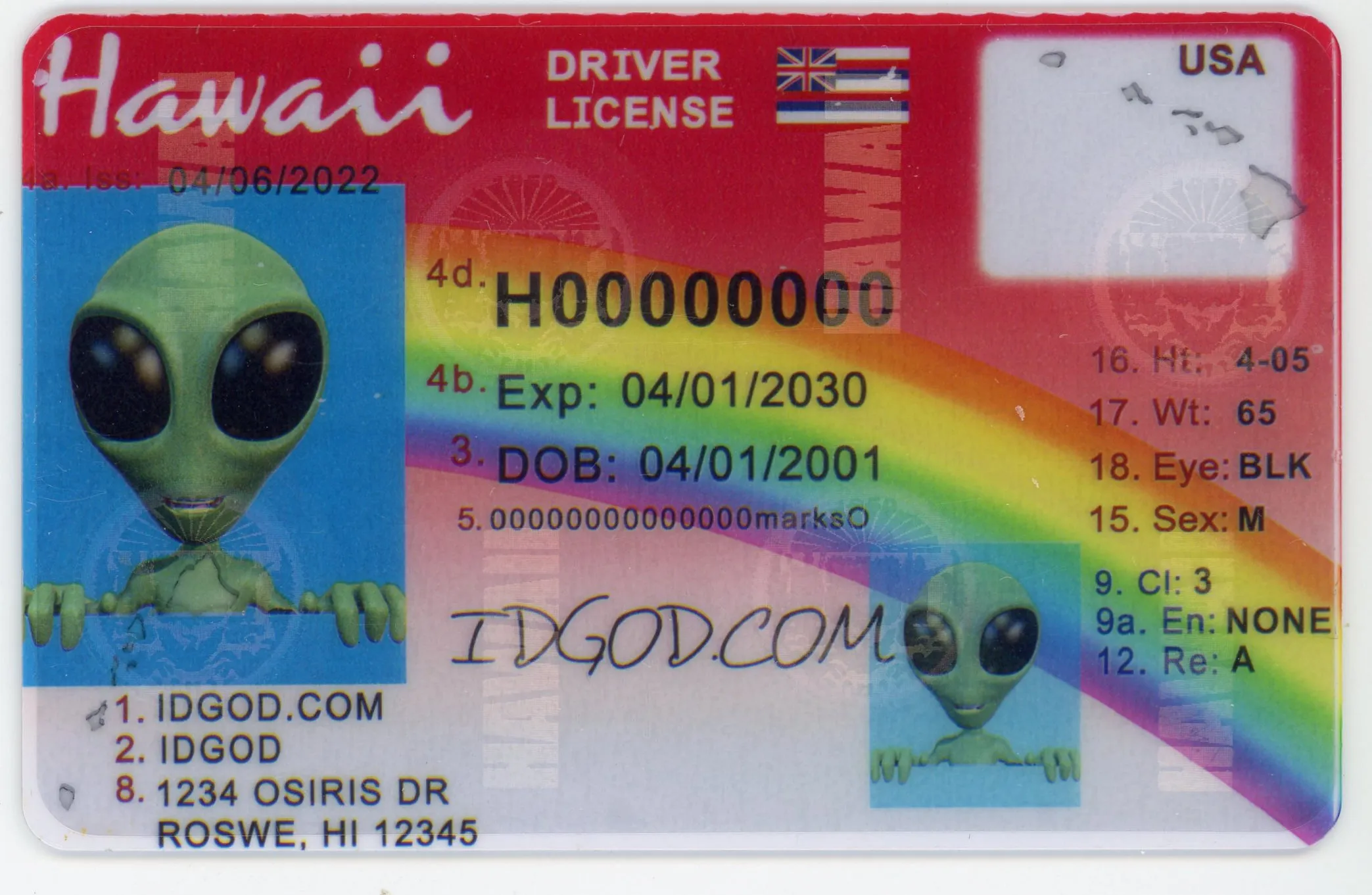 Best Hawaii Scannable Fake Id