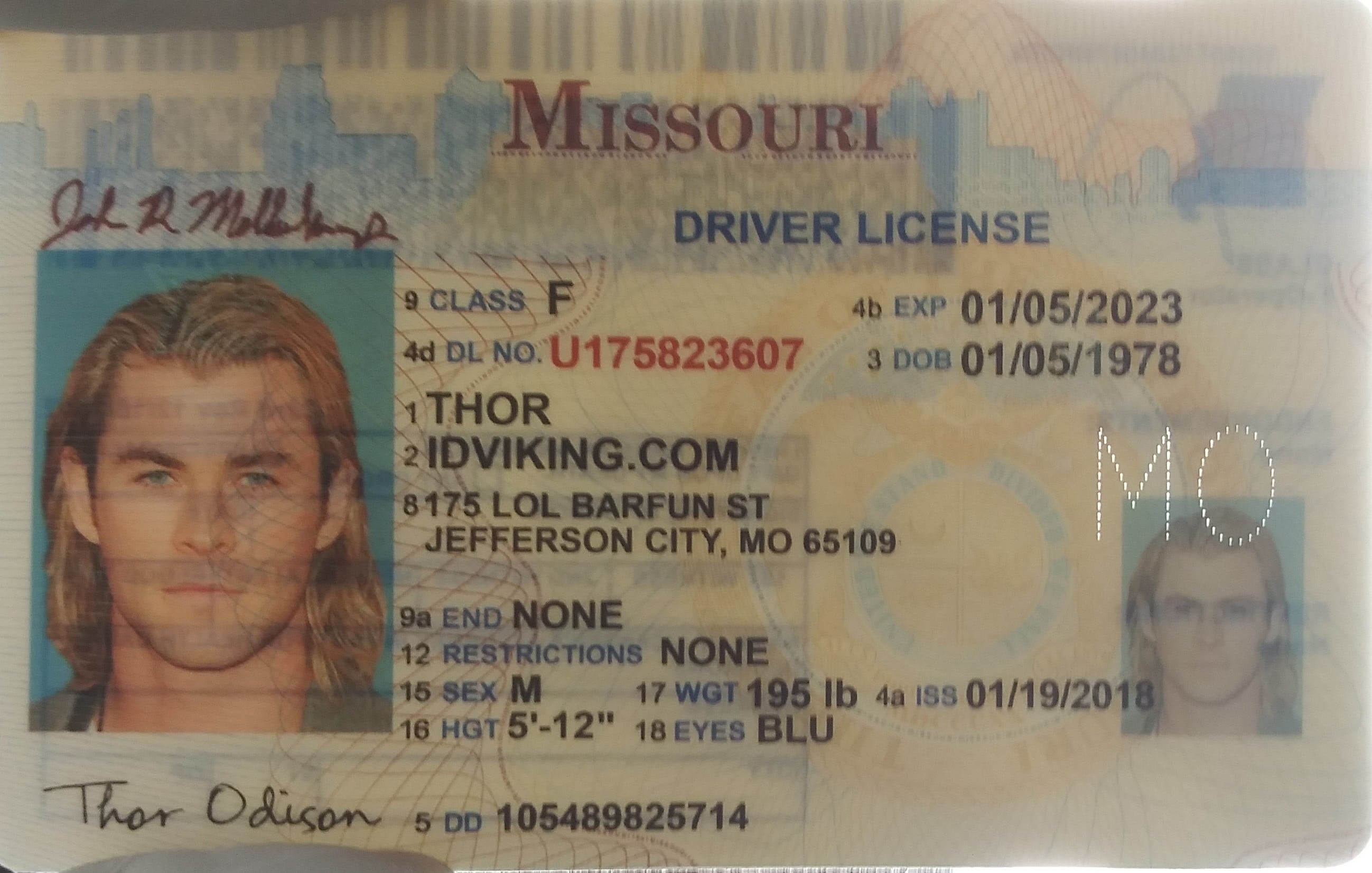 Best Missouri Scannable Fake Id