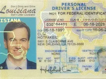 Buy Louisiana Scannable Fake Id