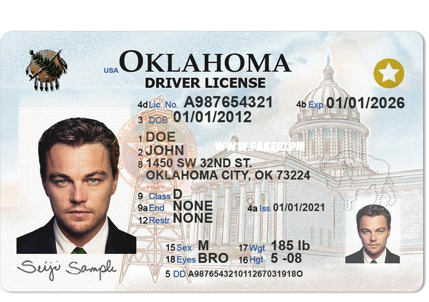 Buy Oklahoma Fake Id