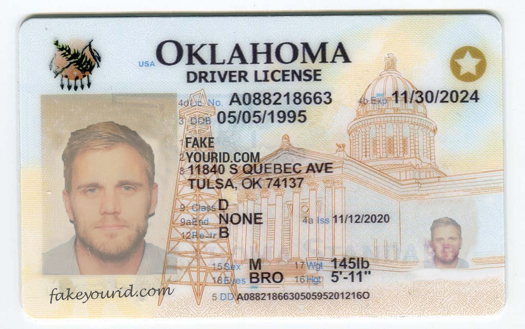 Buy Oklahoma Scannable Fake Id