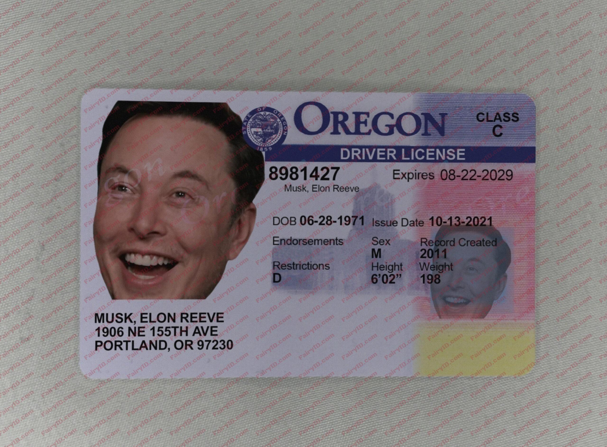 Buy Oregon Fake Id