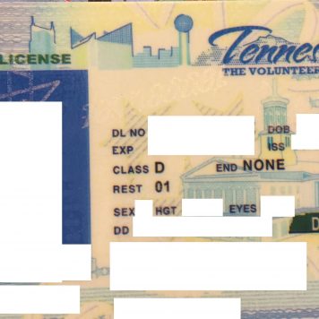 Buy Tennessee Fake Id