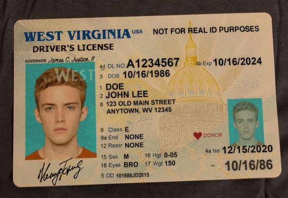 Buy West Virginia Scannable Fake Id