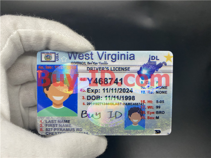 Buy West Virginia Scannable Fake Id