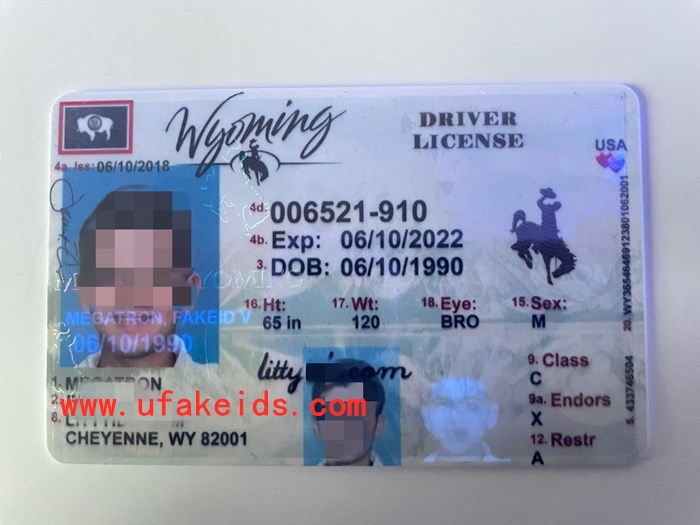 Buy Wyoming Fake Id