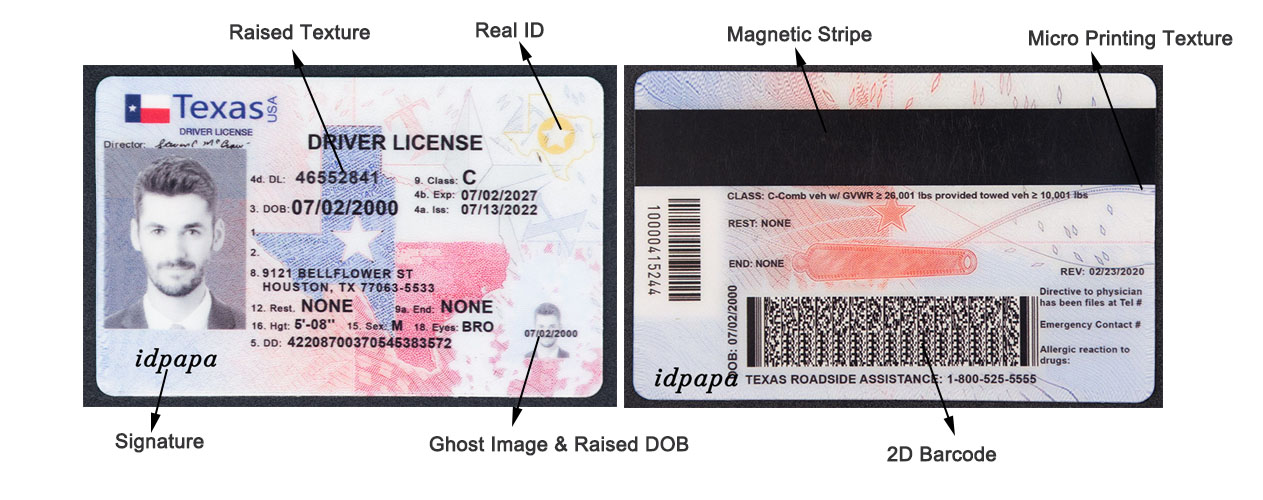 Cheap Texas Scannable Fake Id