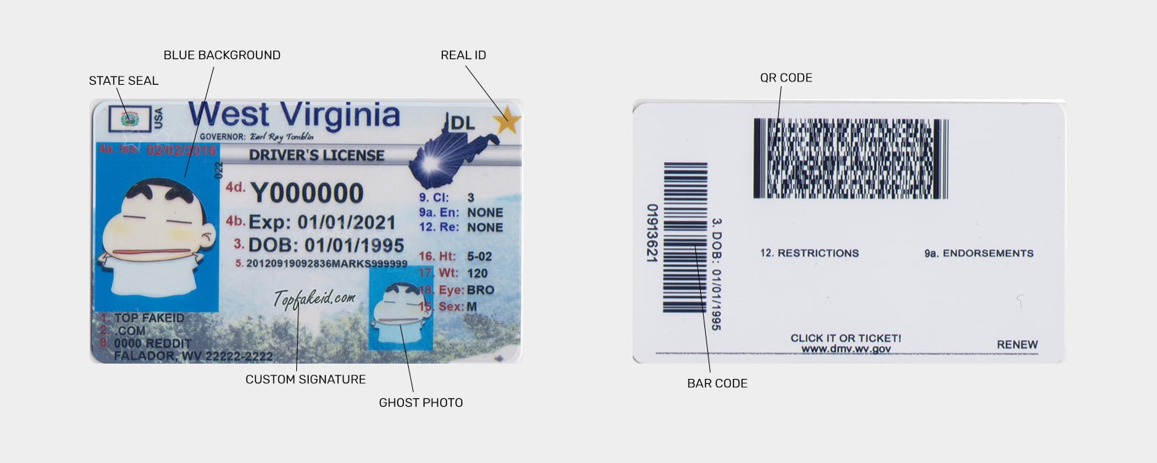 Cheap West Virginia Fake Id