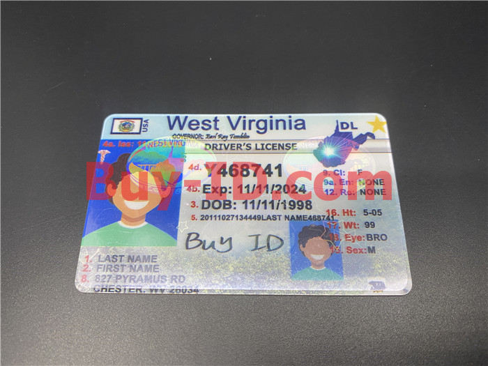 Cheap West Virginia Scannable Fake Id