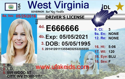 Cheap West Virginia Scannable Fake Id