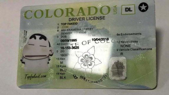 Colorado Scannable Fake Id Front And Back