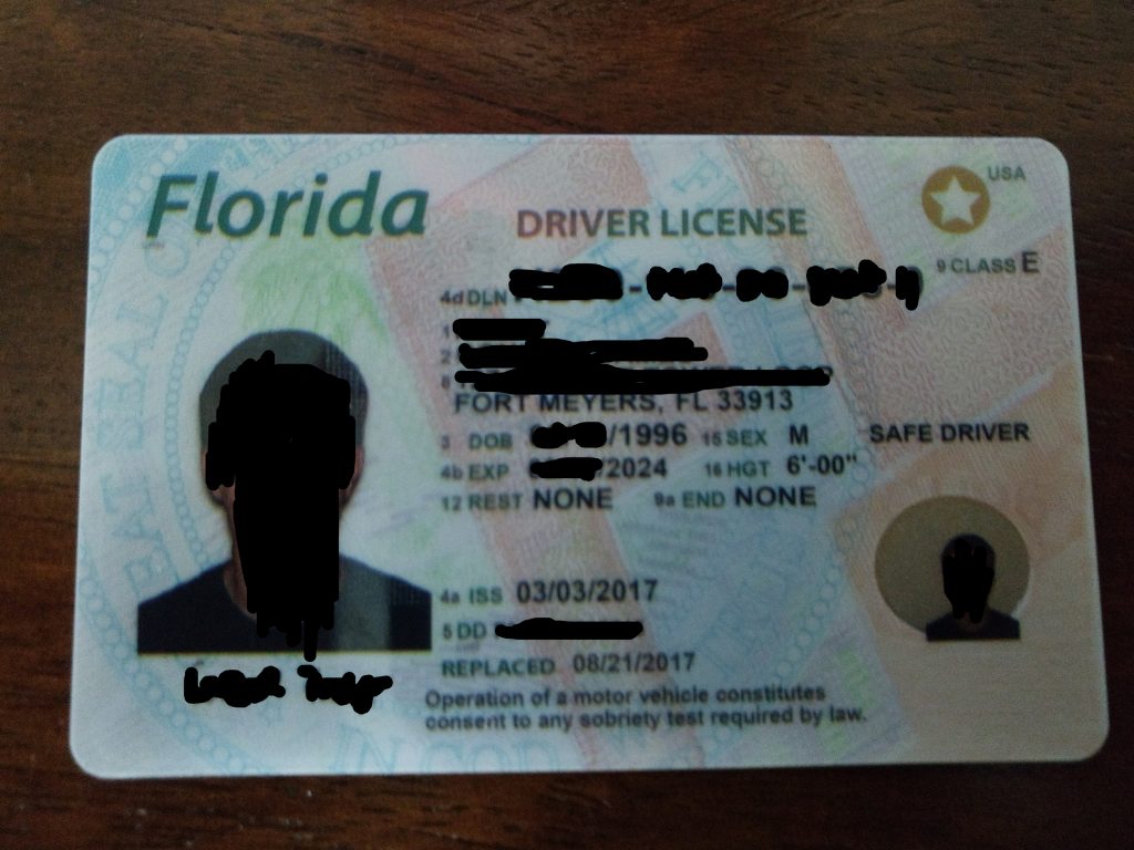 Florida Scannable Fake Id Front And Back