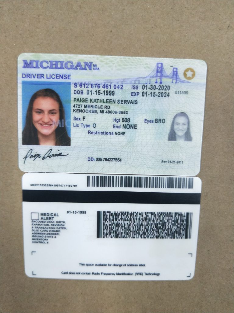 How Much Is A Michigan Scannable Fake Id