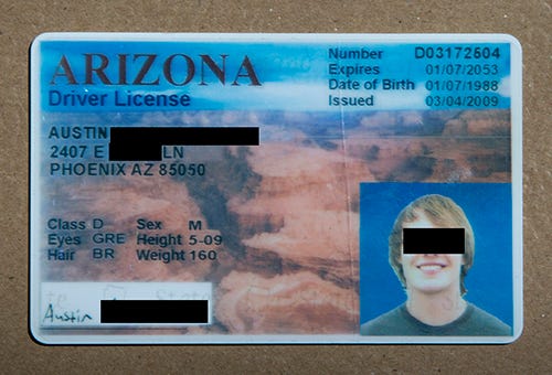 How To Get A Arizona Fake Id