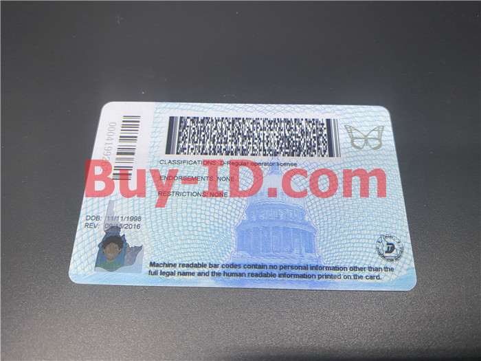 Idaho Scannable Fake Id Front And Back