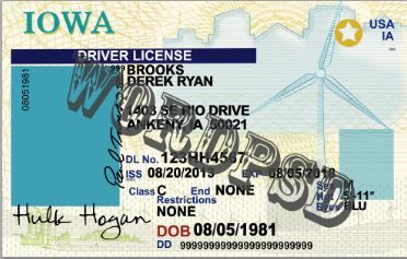 Iowa Fake Id Templates