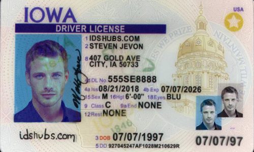 Iowa Fake Id Templates