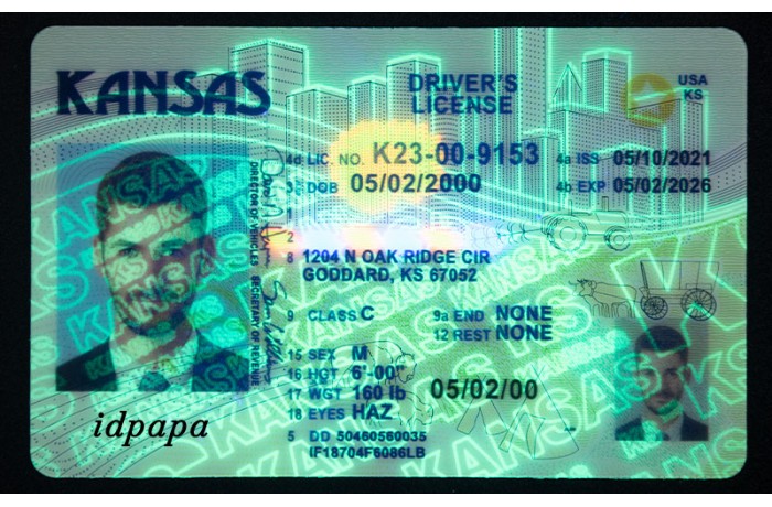 Kansas Fake Id Front And Back