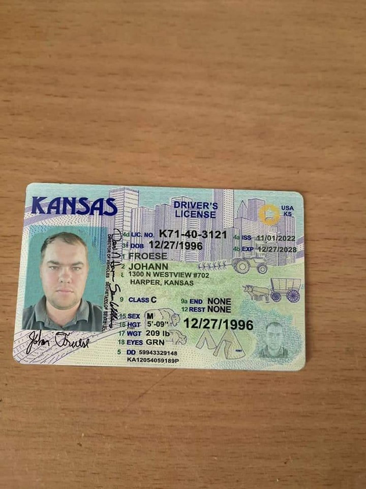 Kansas Fake Id Front And Back