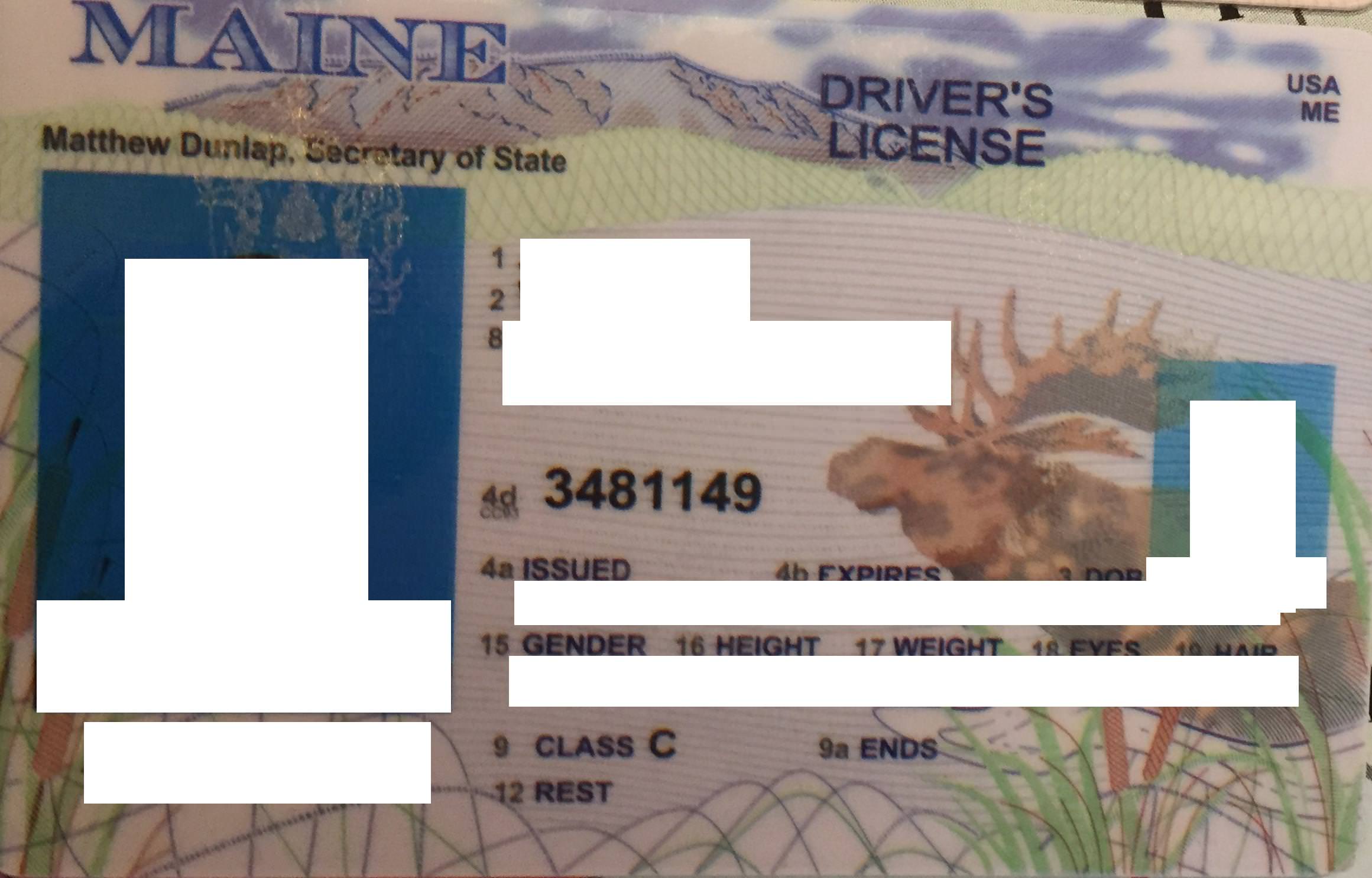 Maine Fake Id Generator