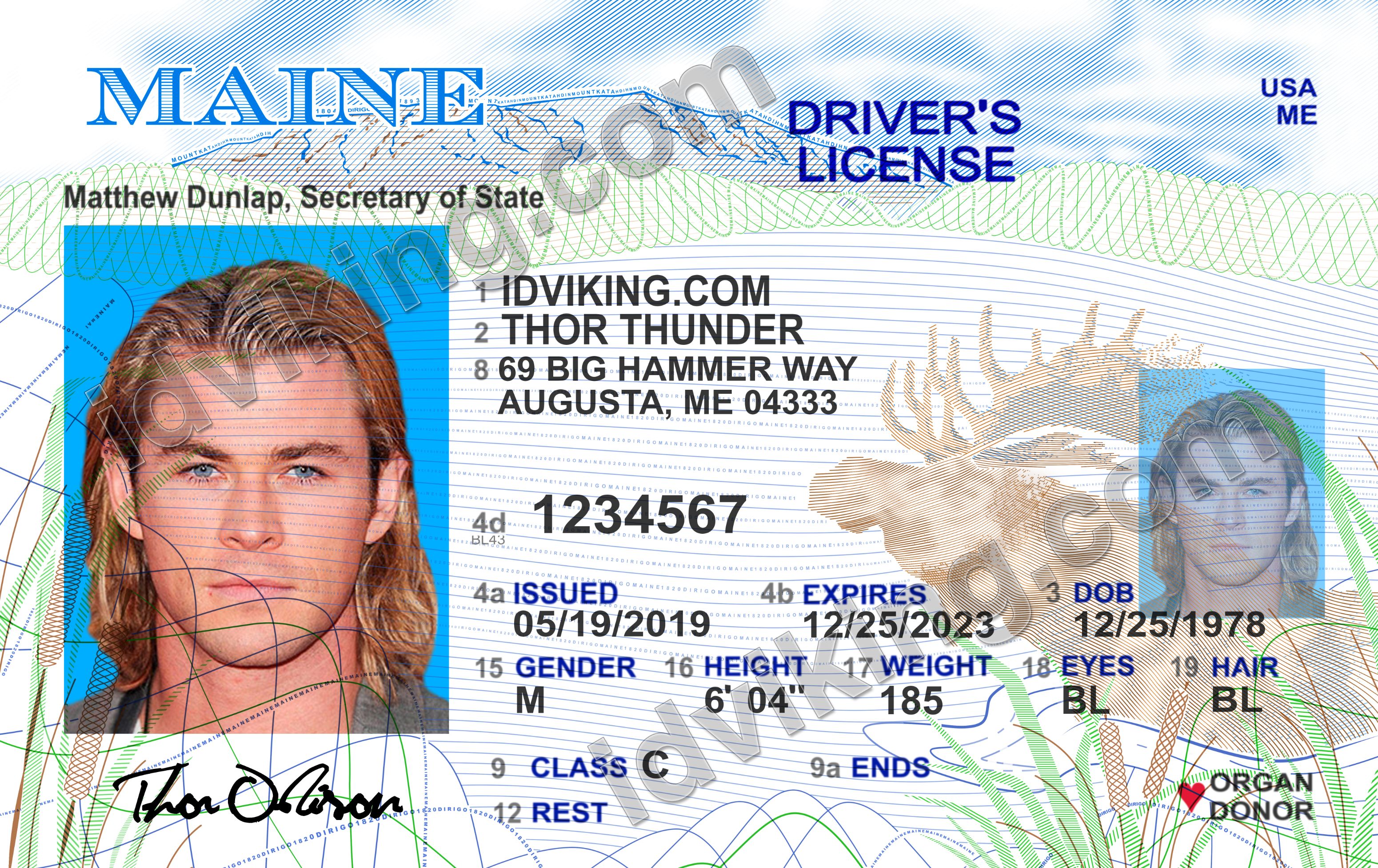 Maine Fake Id Generator