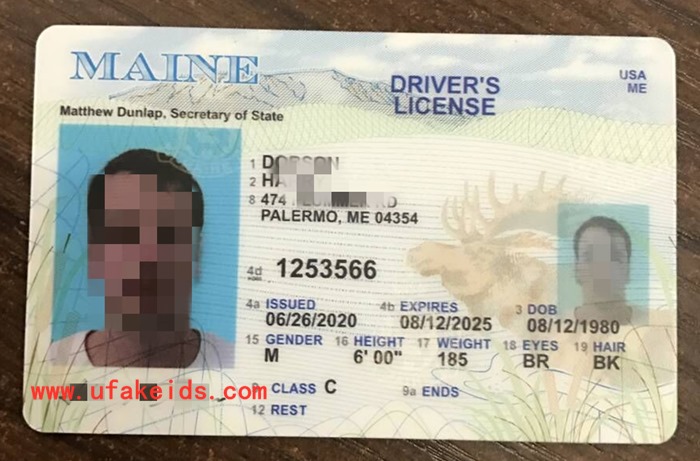 Maine Scannable Fake Id Online