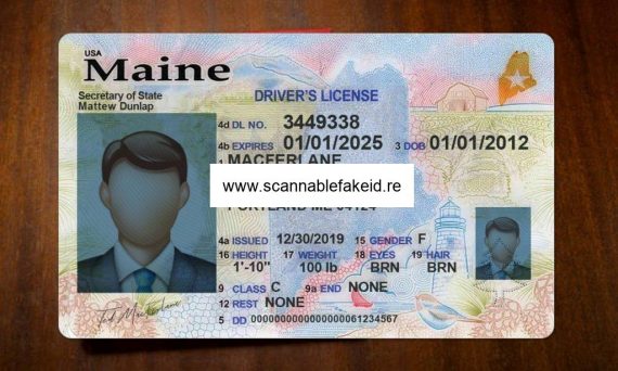 Maine Scannable Fake Id Online