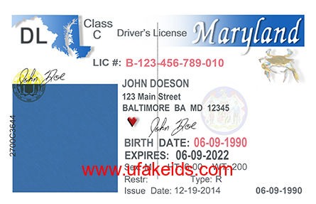 Maryland Fake Id Online