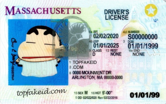 Massachusetts Fake Id Templates