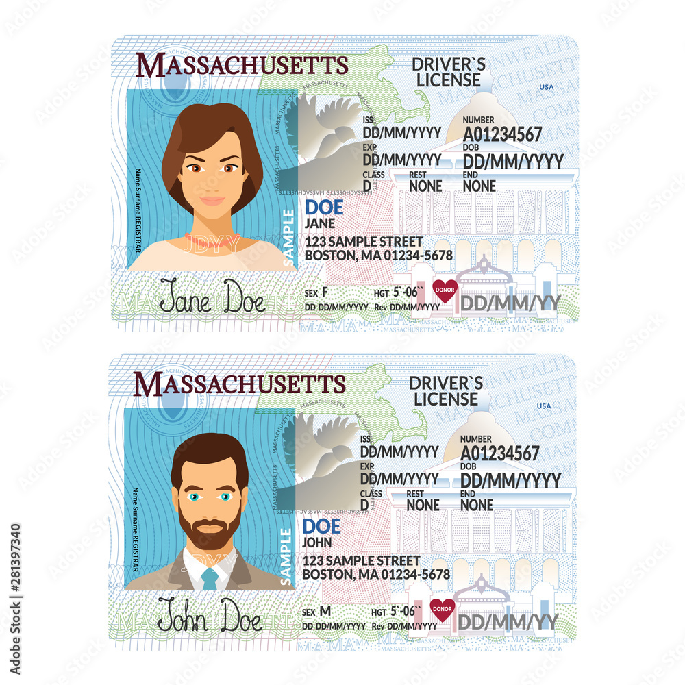 Massachusetts Fake Id Templates