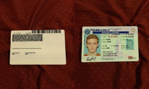 Nebraska Scannable fake id