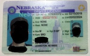 Nebraska Scannable fake id