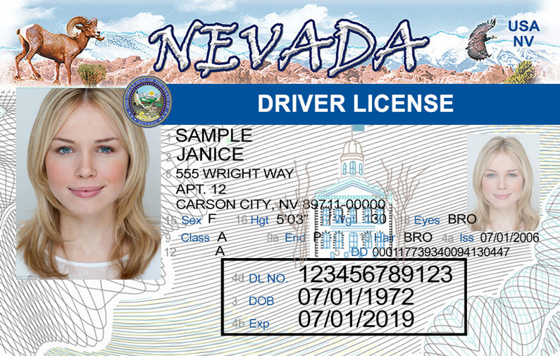 Nevada fake id