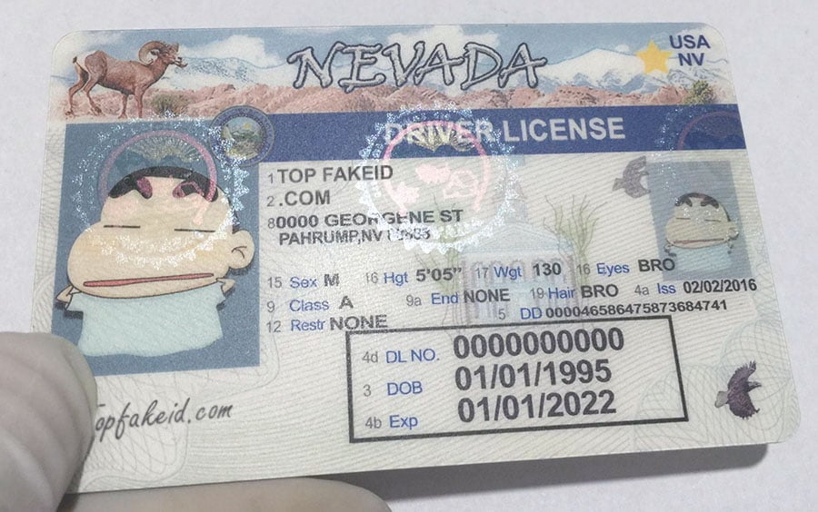 Nevada Scannable Fake Id Generator