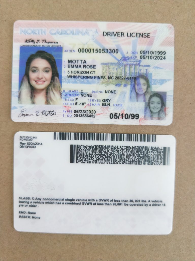 North Carolina Fake Id Online