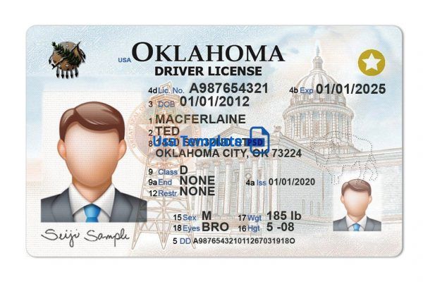 Oklahoma Fake Id Templates