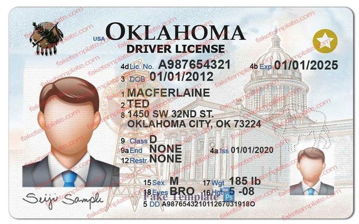 Oklahoma fake id