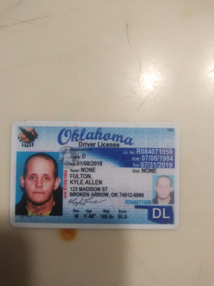 Oklahoma fake id