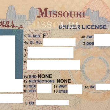 Order Missouri Fake Id