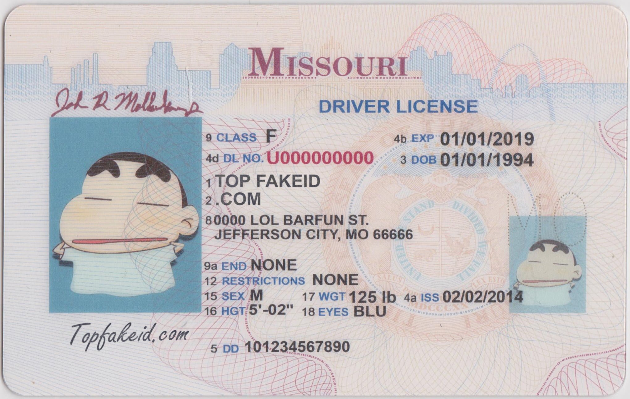 Order Missouri Fake Id