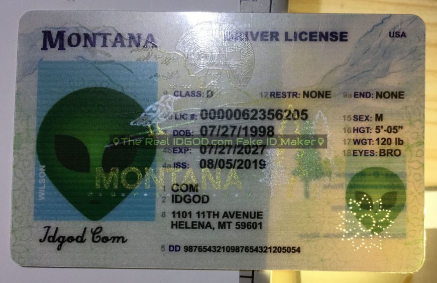 Order Montana Fake Id