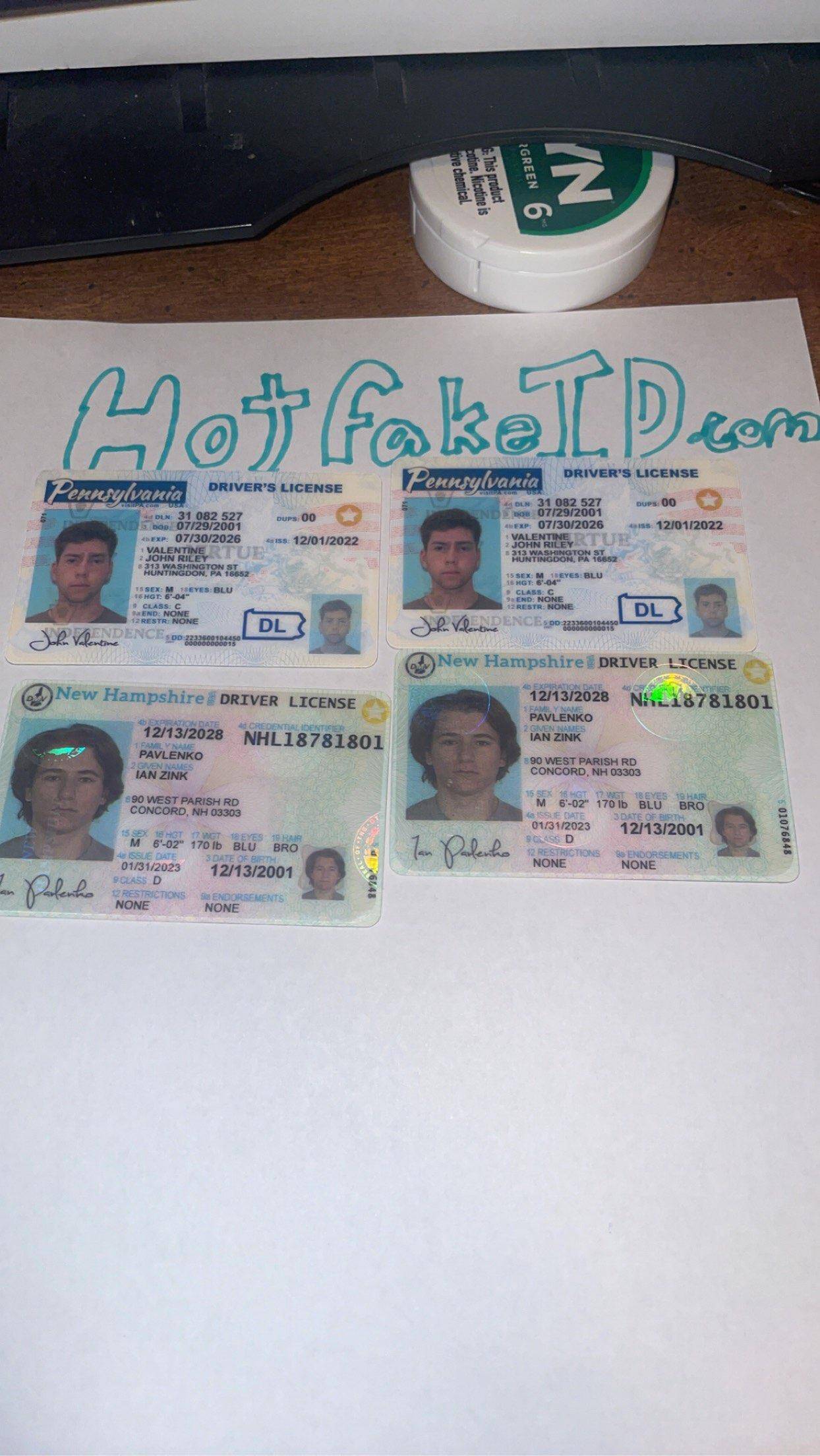 Order Pennsylvania Scannable Fake Id