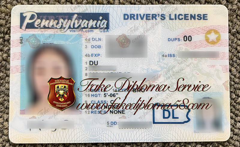 Order Pennsylvania Scannable Fake Id