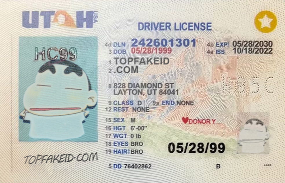 Order Utah Fake Id