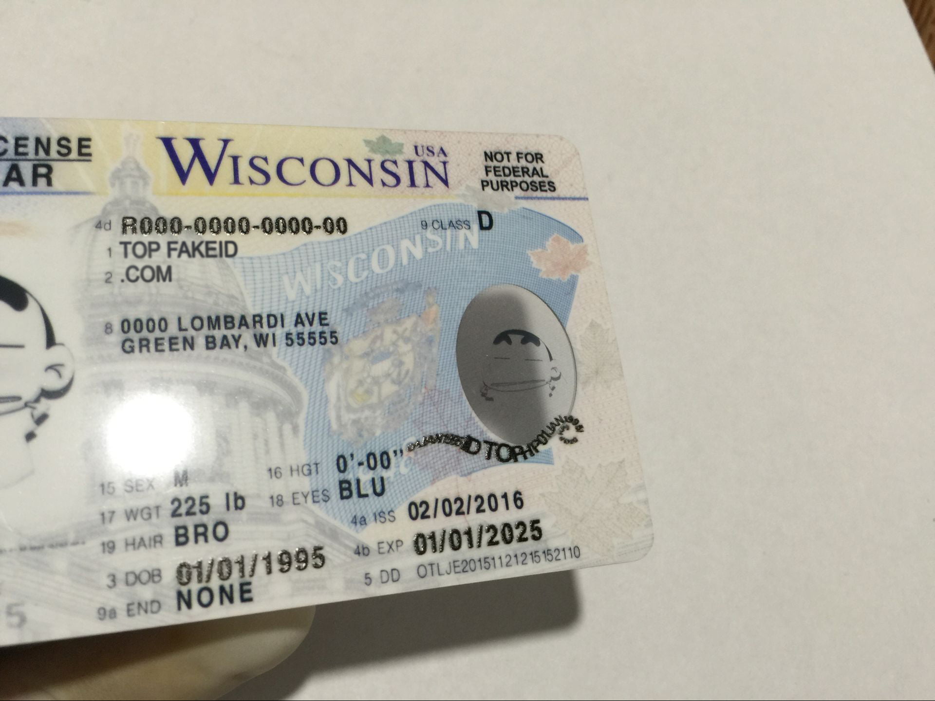 Order Wisconsin Scannable Fake Id