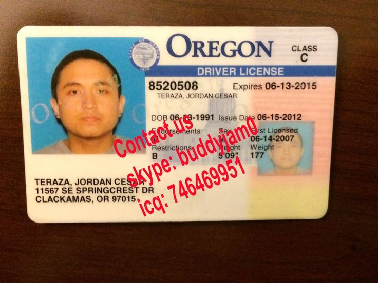 Oregon fake id