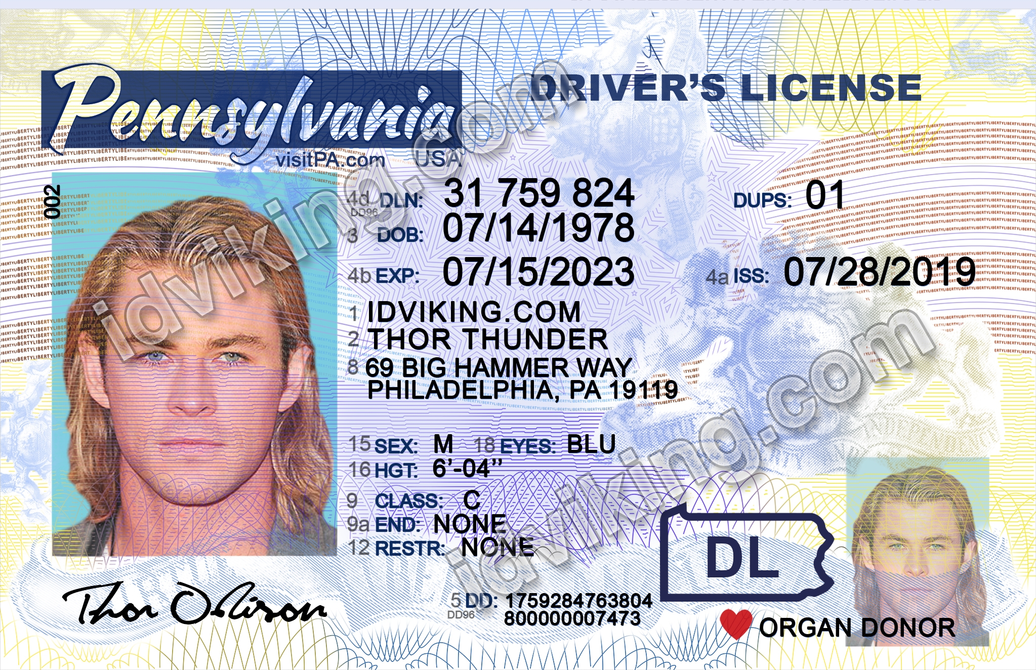 Pennsylvania Fake Id Maker